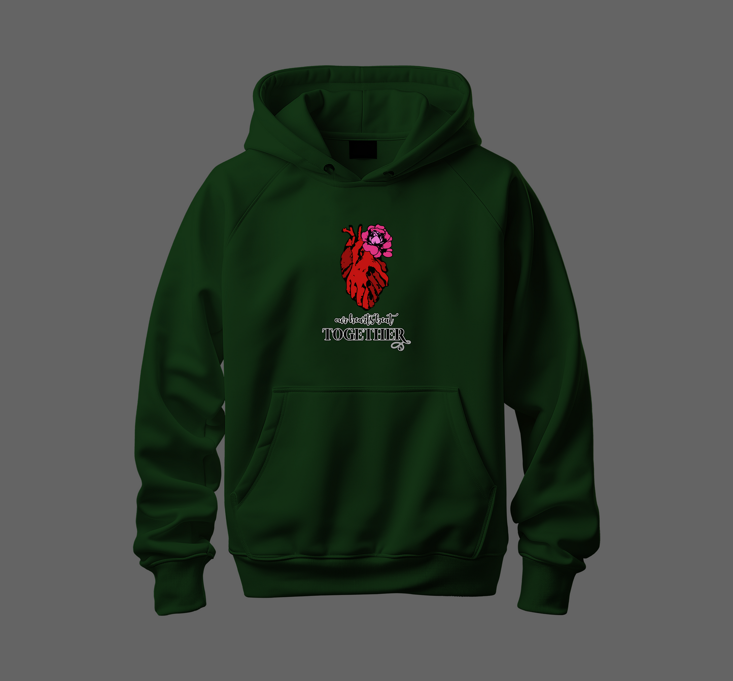 Hearts Beat Together Hoodie